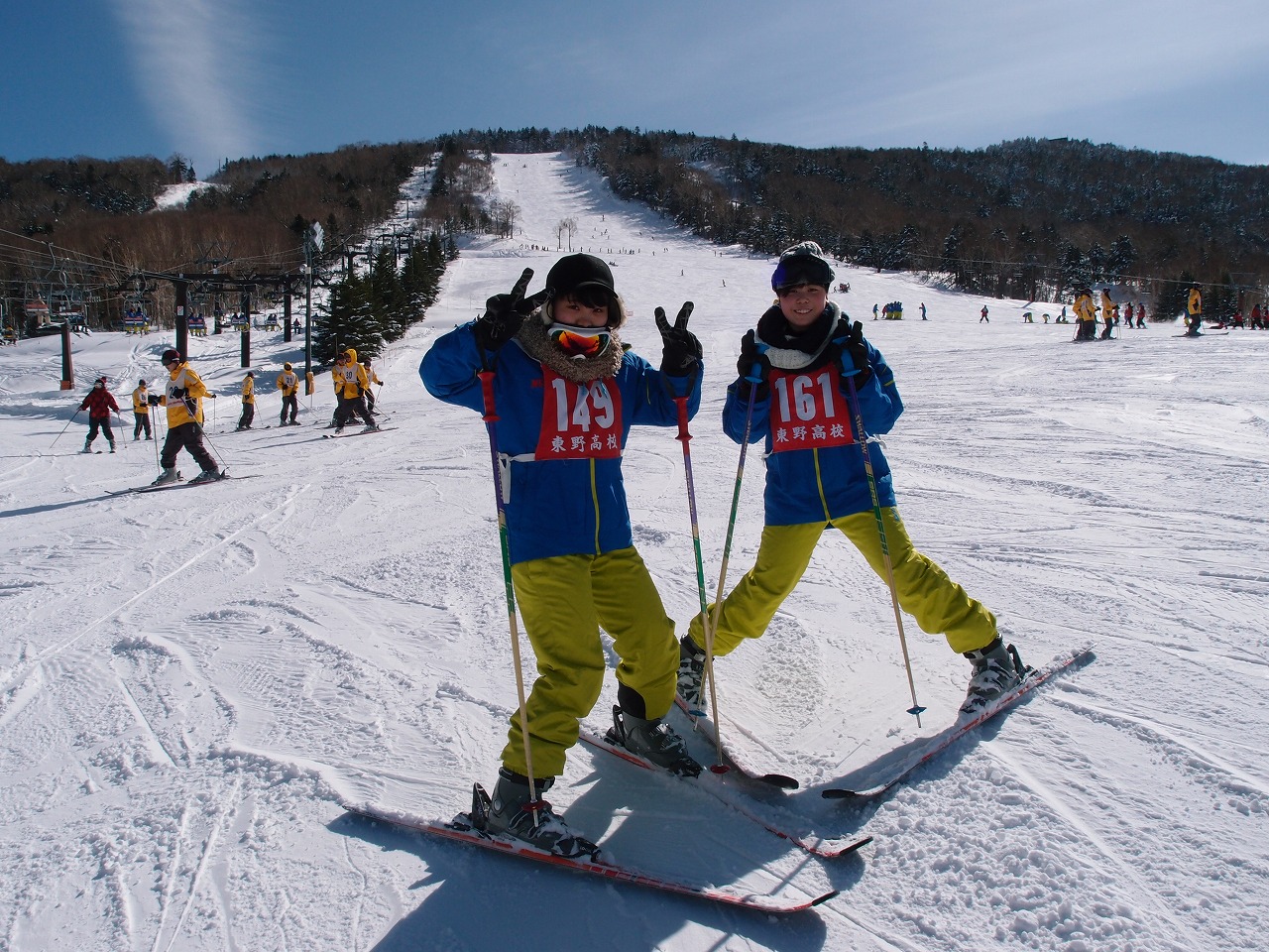 スキー実習2日目1