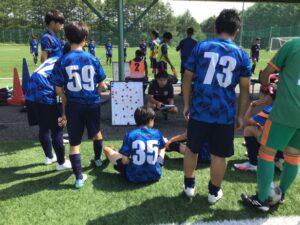 男子サッカー部　夏期強化合宿3日目
