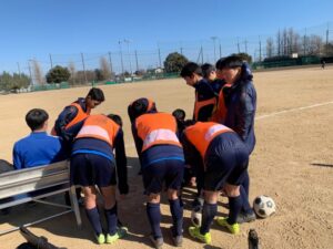 男子サッカー部　対外試合