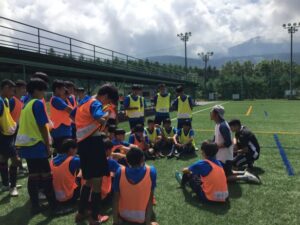 男子サッカー部　夏期強化合宿2日目