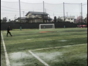 男子サッカー部　校内練習