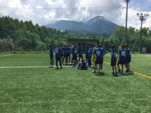 男子サッカー部　夏期強化合宿　最終日