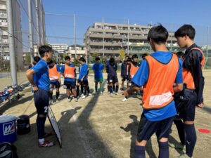 男子サッカー部　練習試合
