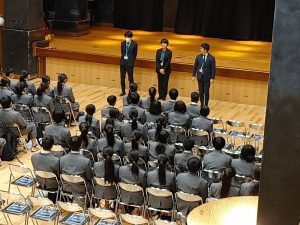 東金子中学校の2年生が授業を体験ーー5日