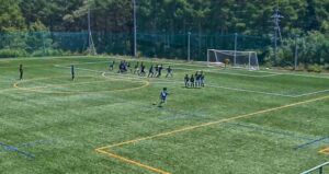 男子サッカー部　長野県女神湖合宿３日目