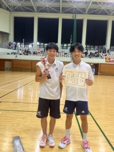 男子バレーボール部　夏休み活動報告