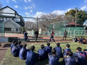 男子サッカー部　新人戦に向けて
