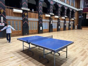 卓球部　大会に向けての練習