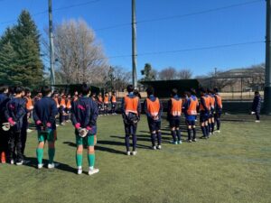 男子サッカー部　練習試合