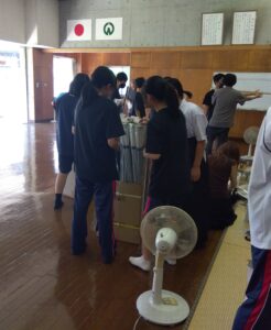 弓道着の採寸を行いました