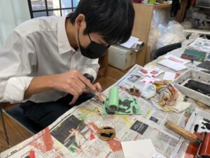 第17回ゆい年賀状版画コンクール 入選