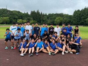 陸上競技部夏合宿最終日