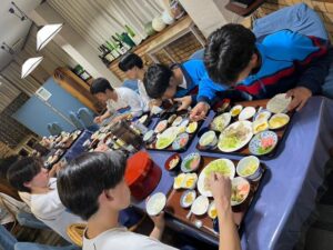 男子サッカー部　静岡遠征　初日