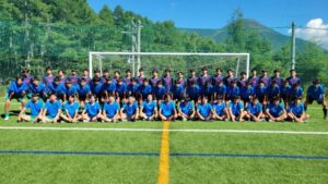 男子サッカー部　長野県女神湖合宿４日目