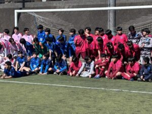 男子サッカー部　卒部式