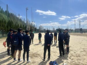 男子サッカー部　練習試合　ふじみ野高校