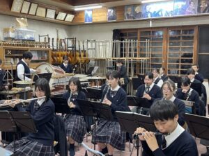 吹奏楽部　全国大会まであと4日！