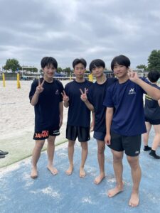 ビーチバレーボール　大会参加