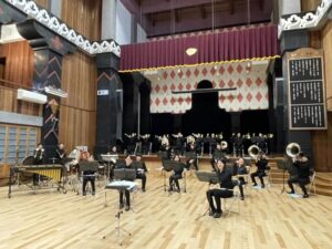 吹奏楽部　撮影が終了しました