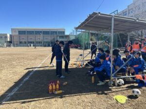 男子サッカー部　練習試合　淑徳巣鴨