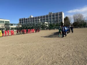 男子サッカー部　練習試合　坂戸西高校