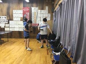 卓球部　練習試合