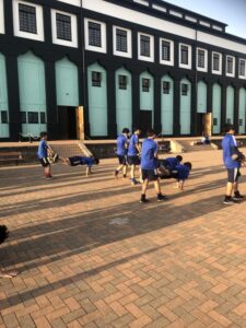 男子サッカー部　日々の練習風景