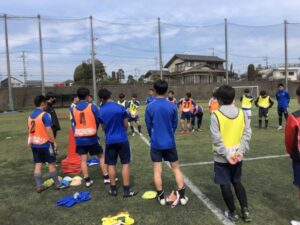 男子サッカー部　リーグ戦に向けて
