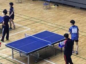 卓球部　西部地区大会　2日目
