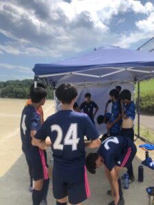 男子サッカー部　練習試合