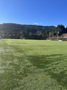 男子サッカー部　練習試合　VS旭丘高校