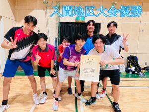 入間地区大会　初優勝！