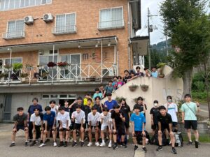 バドミントン部　夏合宿