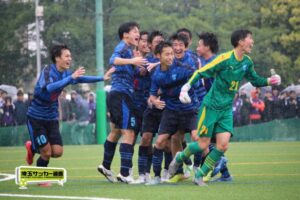 男子サッカー部インターハイ予選　初県ベスト１６！