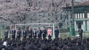 始業式・対面式・新入生歓迎会がありました　――　8日