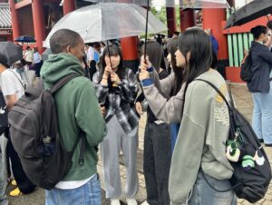 探究WEEK3日目・・・2年生留学生と街歩きーー21日