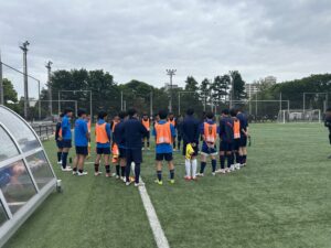 男子サッカー部　練習試合