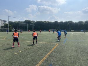 男子サッカー部　校外練習
