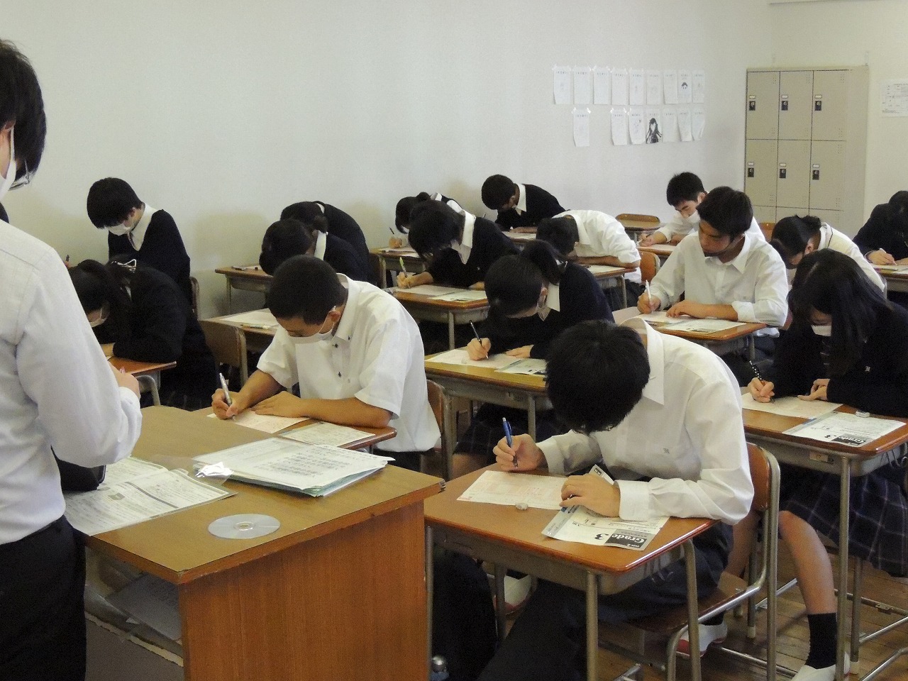 英語検定試験が始まりましたーー3日 学校法人盈進学園 東野高等学校